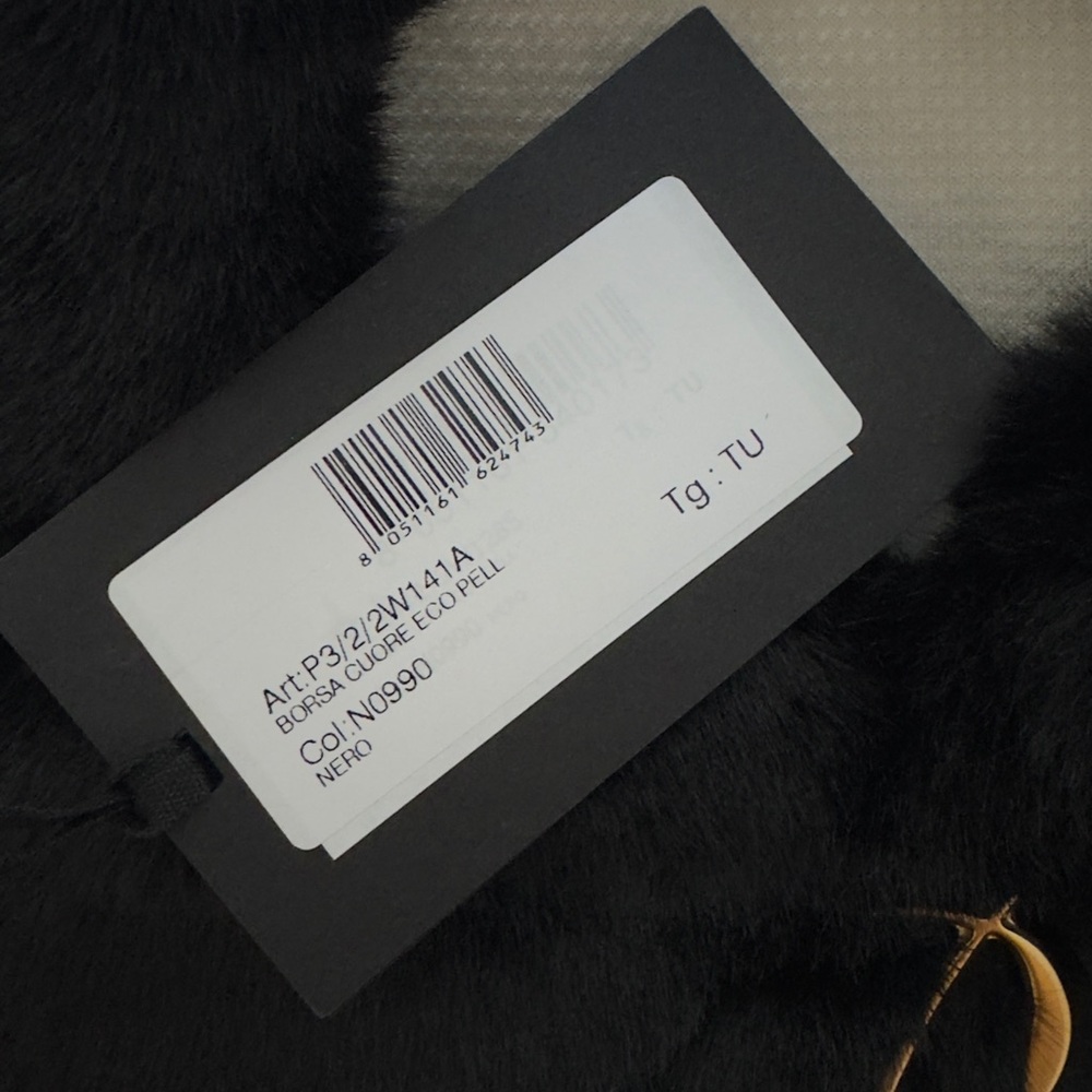 Blumarine Black Faux Fur Handbag - Picture 7 of 11